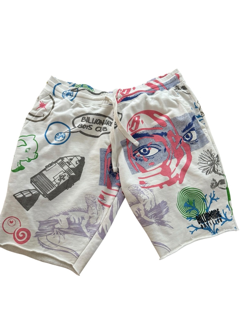 Mens XXXL Billionaire Boys Club BB Cortex Shorts in Snow White